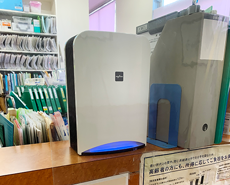 待合室に設置①